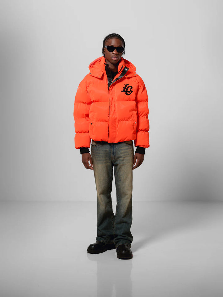 LORD CULTURE - MONOGRAM PUFFER - ORANGE