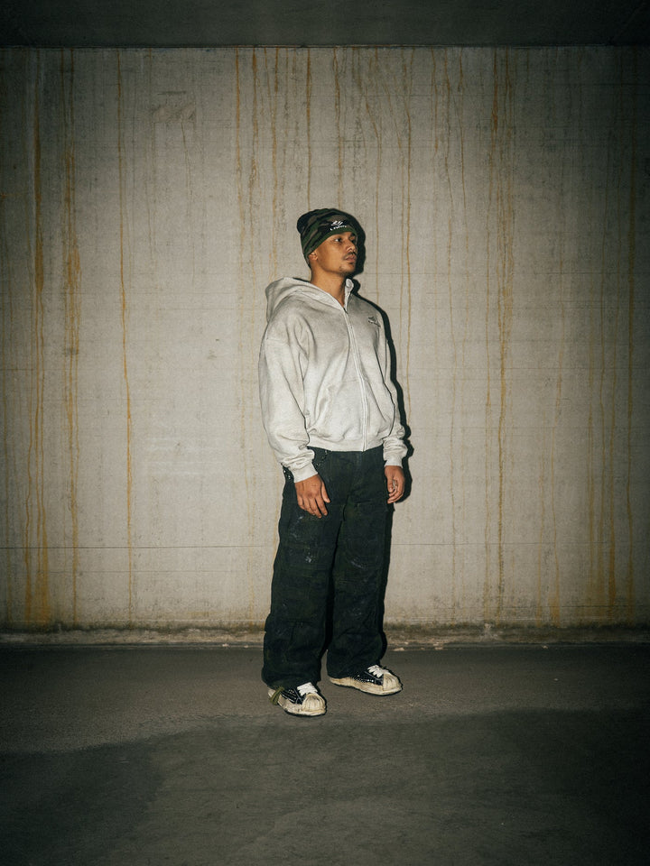 LORD CULTURE - REPLICA ZIP-HOODIE - GRAY