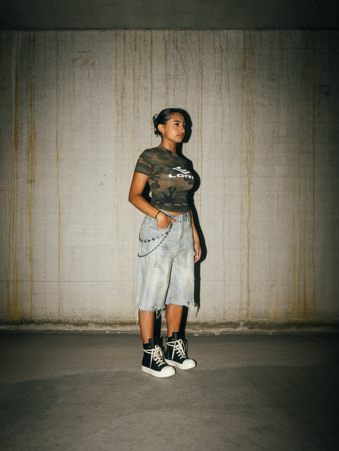 LORD CULTURE - RIPPED DENIM SHORTS – LIGHT BLUE