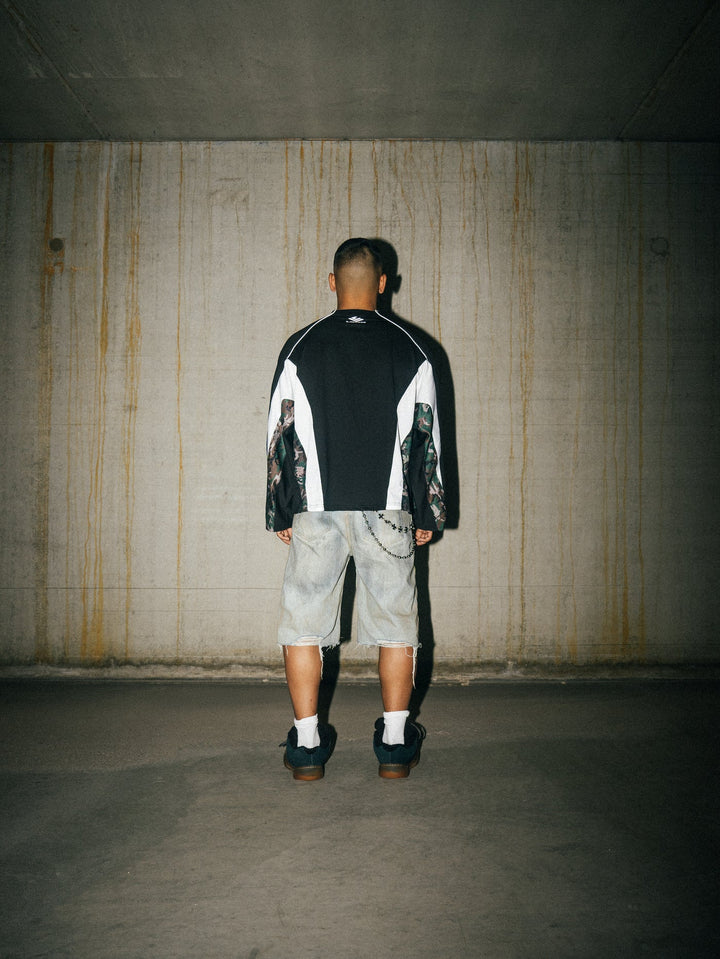 LORD CULTURE - RIPPED DENIM SHORTS – LIGHT BLUE