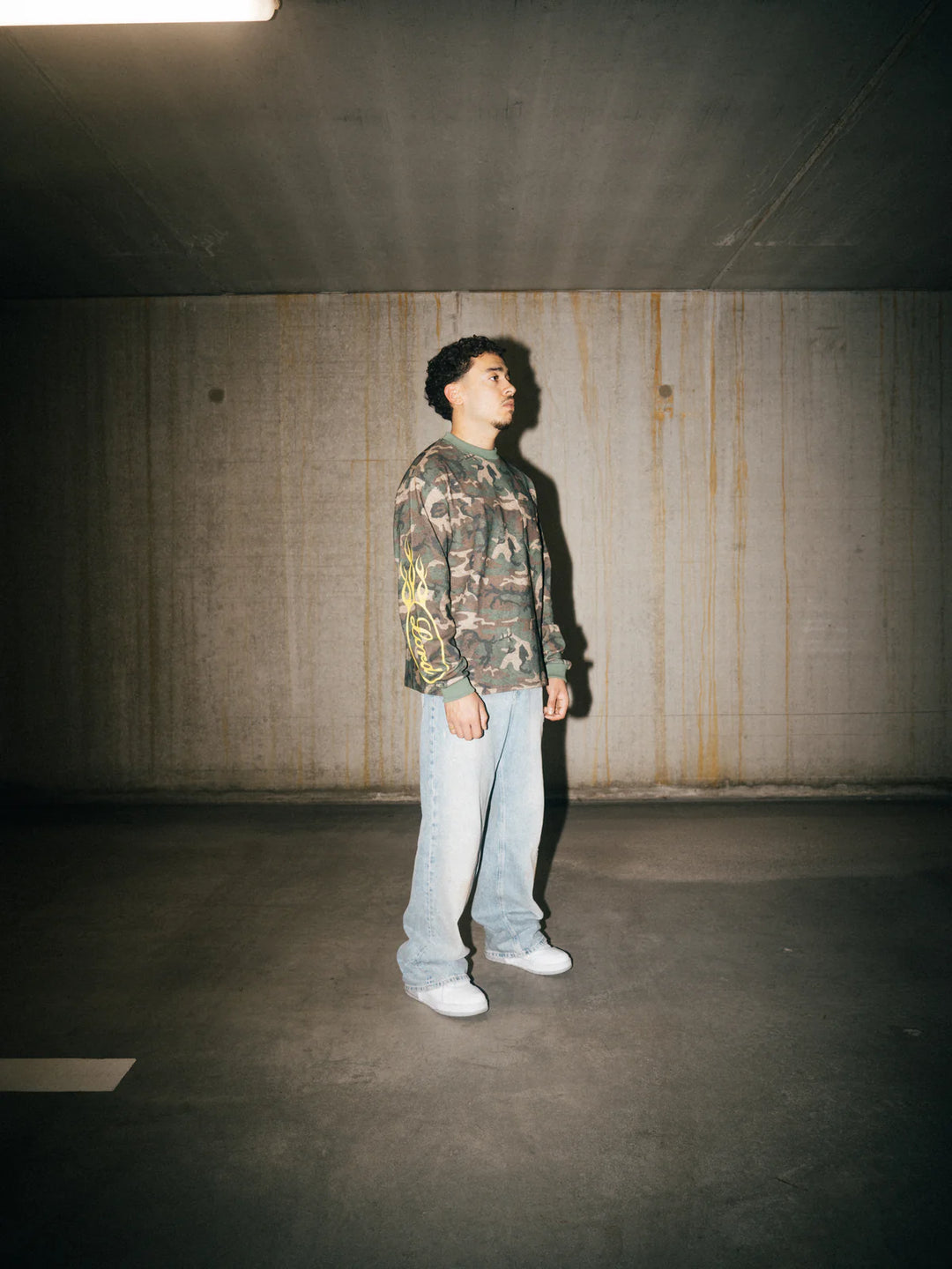 LORD CULTURE - THERMAL LONG SLEEVE TEE - CAMO