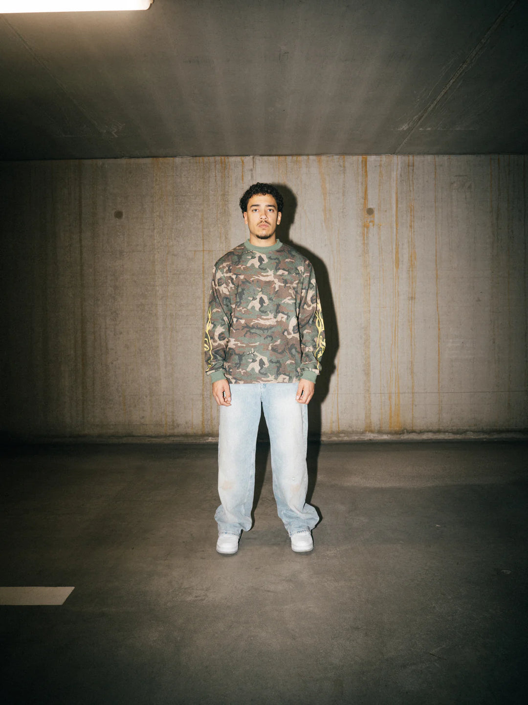 LORD CULTURE - THERMAL LONG SLEEVE TEE - CAMO