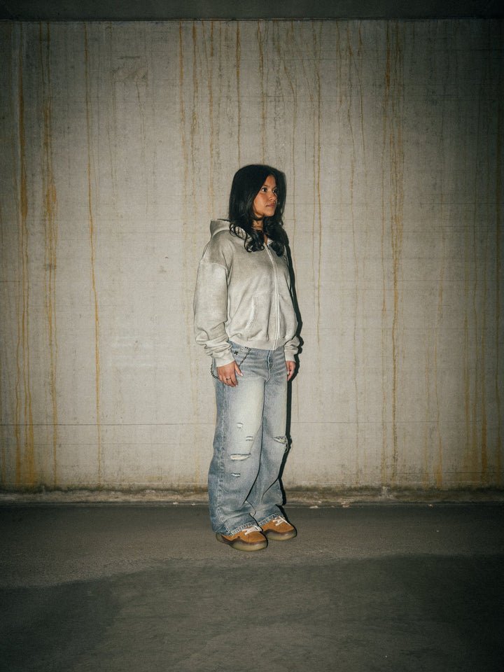 LORD CULTURE - REPLICA ZIP-HOODIE - GRAY