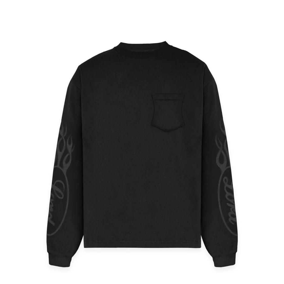 LORD CULTURE - LONG SLEEVE TEE - BLACK