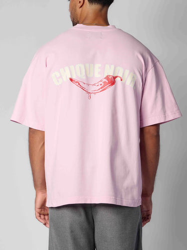 CHIQUE NOIR - HOT PEPPER TEE - PINK