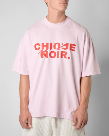 CHIC NOIR - SWIRL TEE PINK
