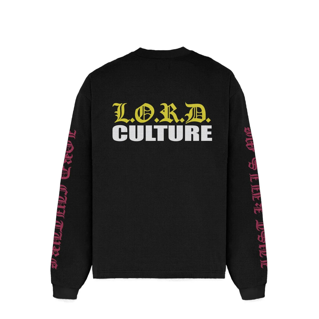LORD CULTURE - LUST THERMAL LONG SLEEVE BLACK