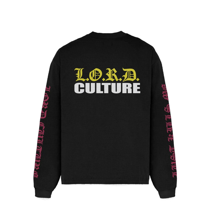 LORD CULTURE - LUST THERMAL LONG SLEEVE BLACK