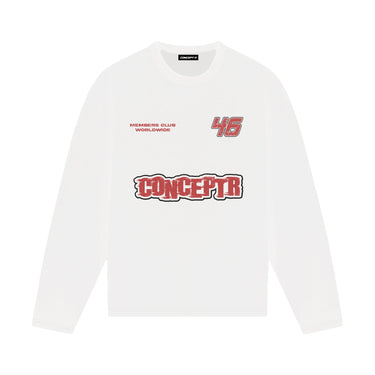 CONCEPT R - MEMBER CLUB LONGSLEEVE - WHITE