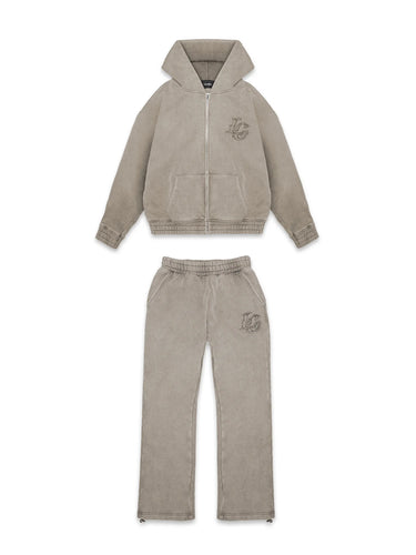 LORD CULTURE - MONOGRAM TRACKSUIT - TAUPE