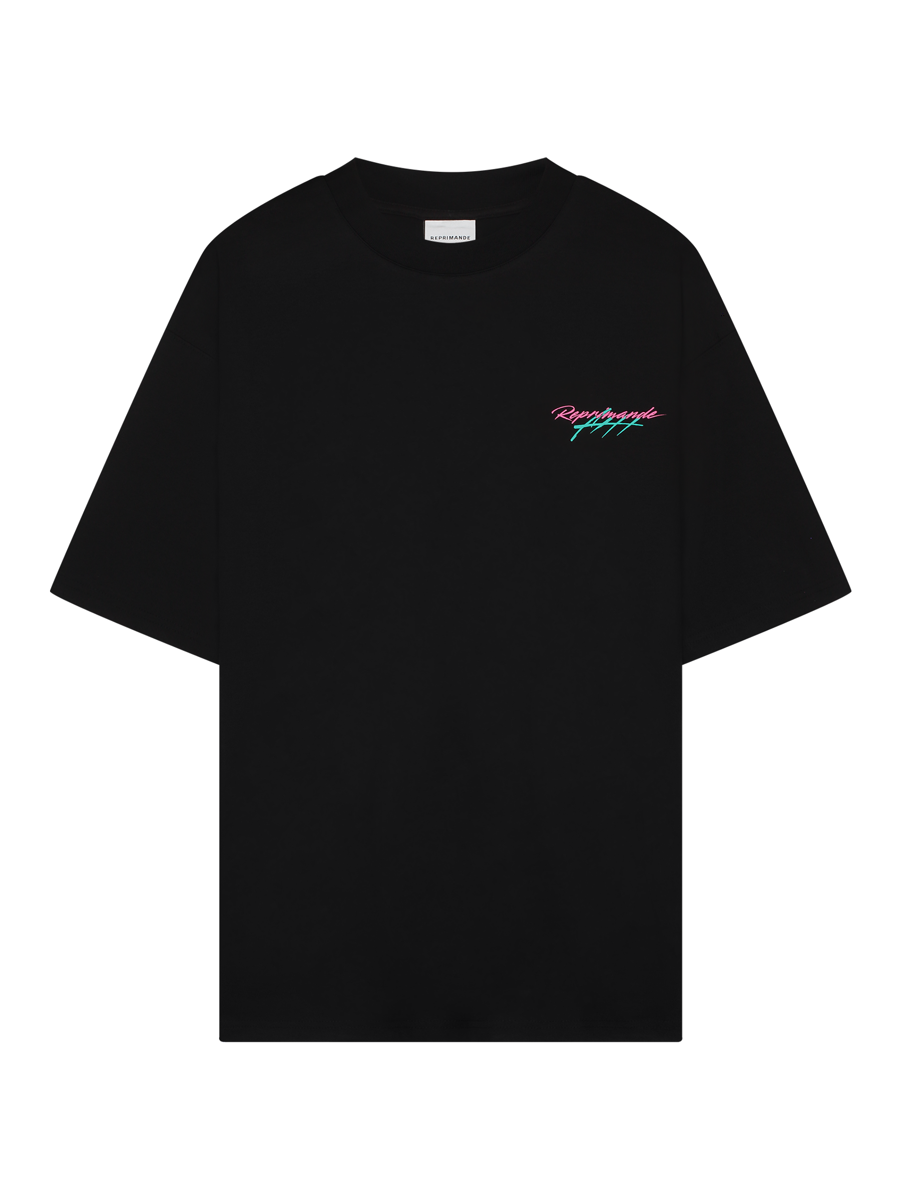REPRIMANDE - RELAXED FIT MIAMI TSHIRT BLACK