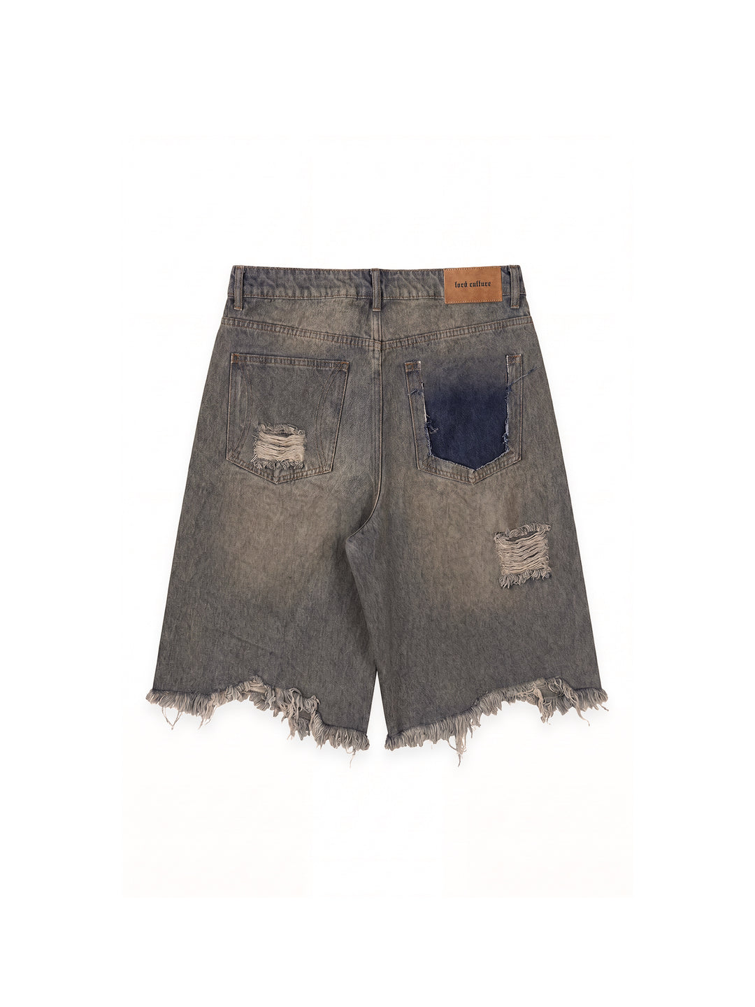 LORD CULTURE - RAW EDGE DENIM SHORTS