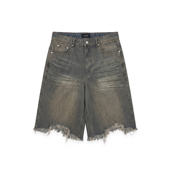 LORD CULTURE - RAW EDGE DENIM SHORTS