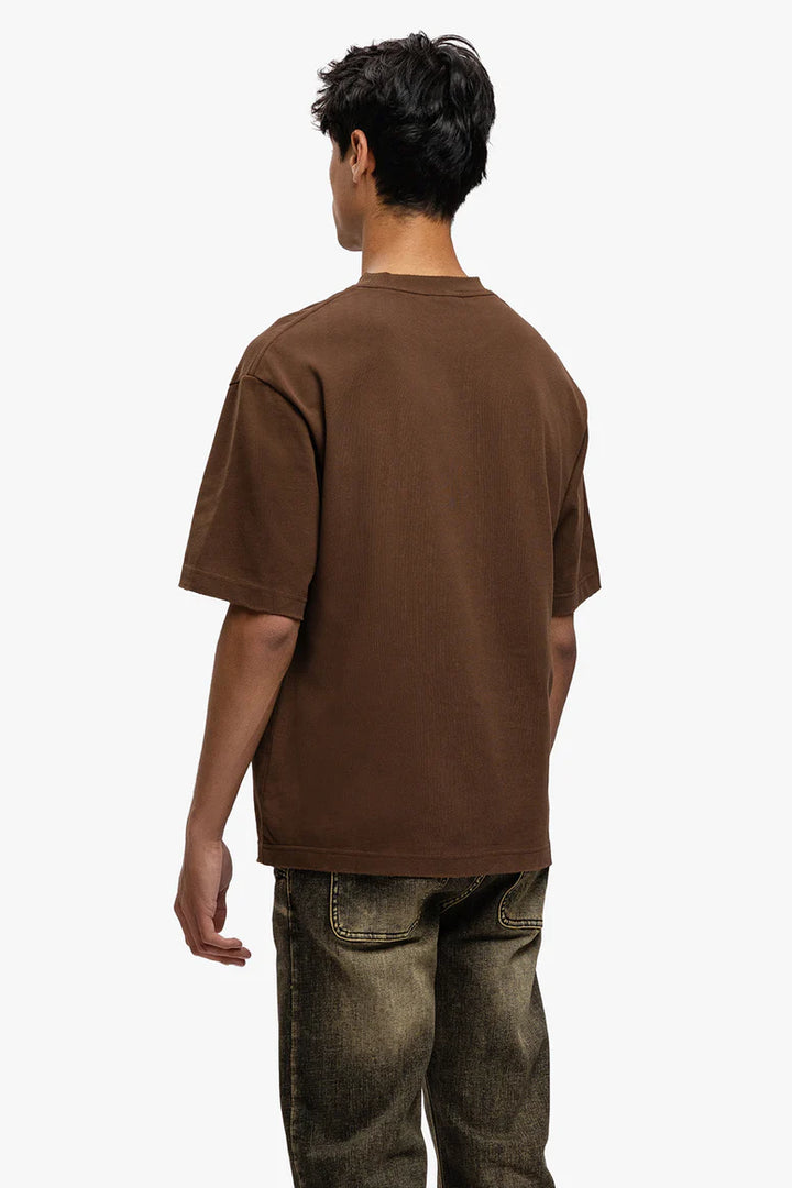 RIVERO - ATELIER RETRO T-SHIRT BROWN