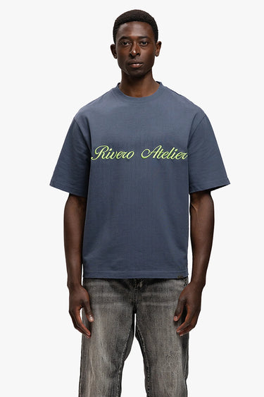RIVERO - ATELIER RETRO T-SHIRT NAVY