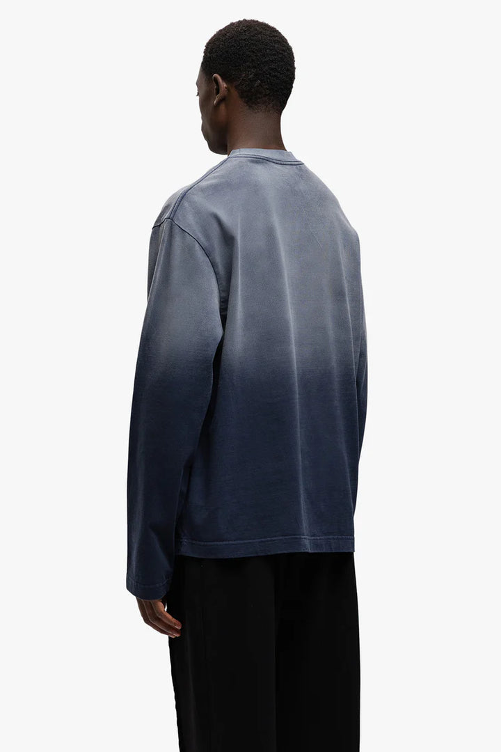 RIVERO - MIDNIGHT WASHED STATEMENT LONGSLEEVE TEE