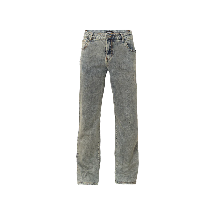 RIVERO - RELAXED VINTAGE WASHED EMBOSSED DENIM JEANS