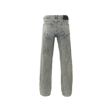 RIVERO - RELAXED VINTAGE WASHED EMBOSSED DENIM JEANS