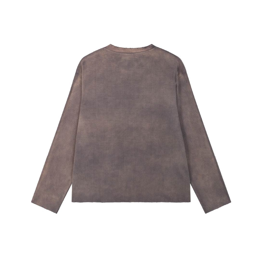 RIVERO - ATELIER STUDDED WASHED WAFFLE LONGSLEEVE