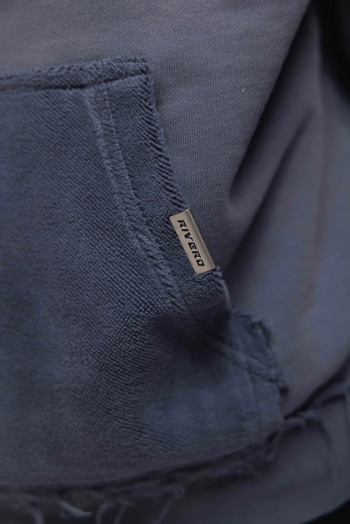 RIVERO - MIDNIGHT WASHED STATEMENT HOODIE