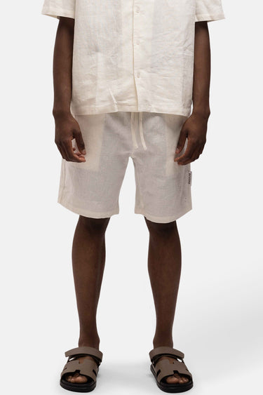 RIVERO - LINEN SHORT WHITE