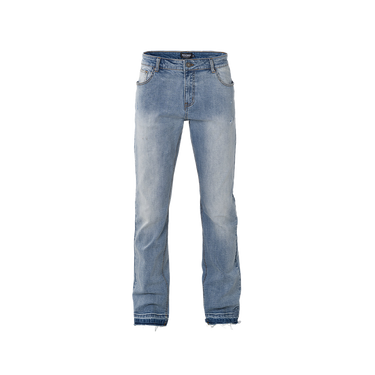 RIVERO - REGULAR EMBOSSED WASHED DENIM JEANS