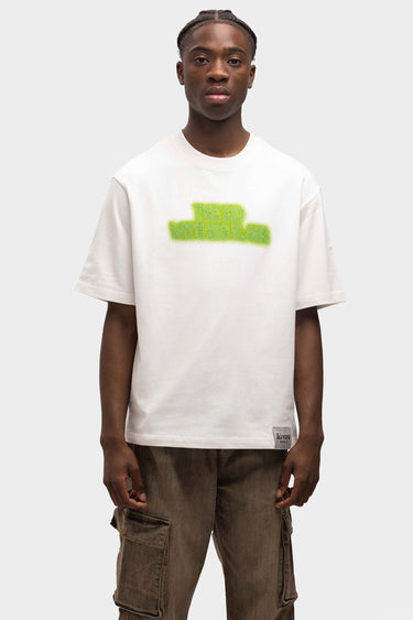 RIVERO - BIG PLANS SPRAYED OVERSIZED T-SHIRT WHITE