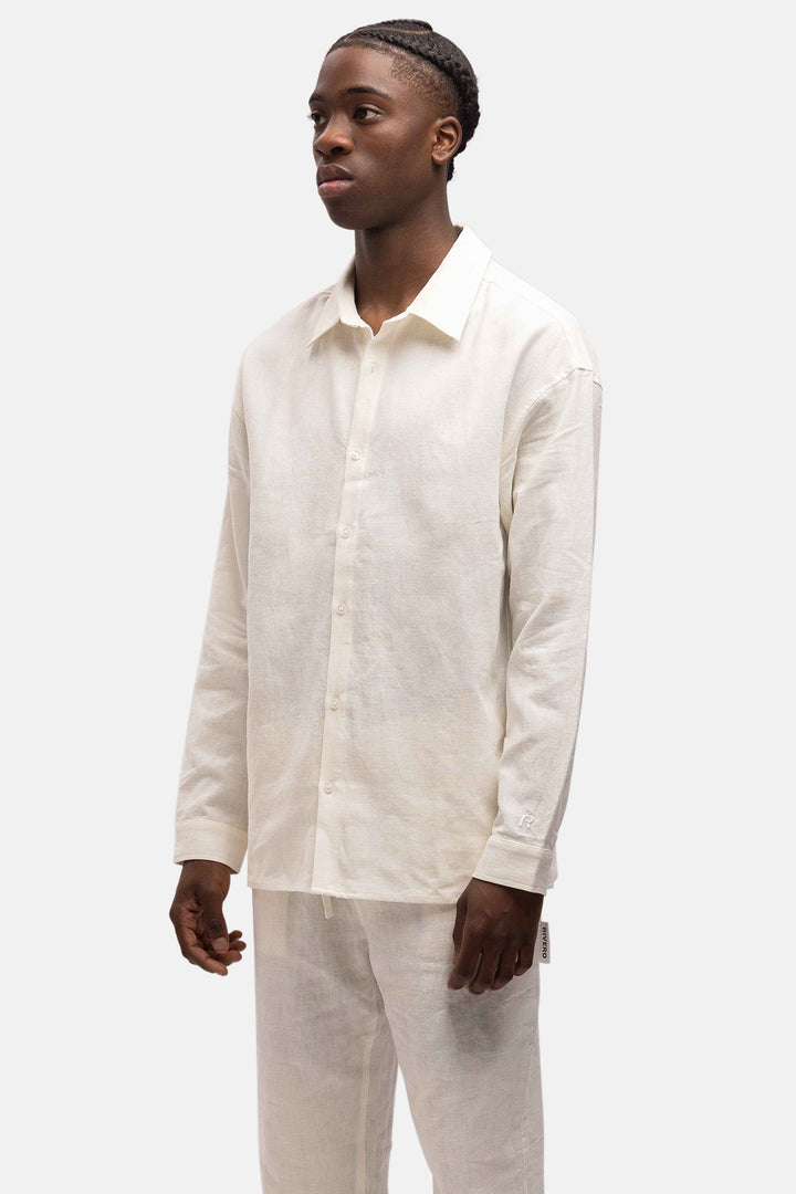 RIVERO - LINEN SHIRT WHITE