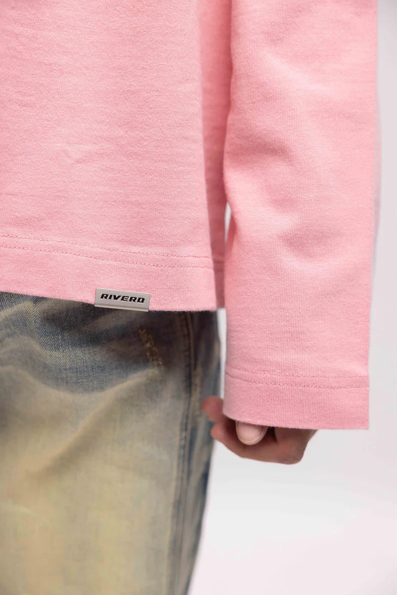 RIVERO - DAWN WASHED STATEMENT LONGSLEEVE TEE