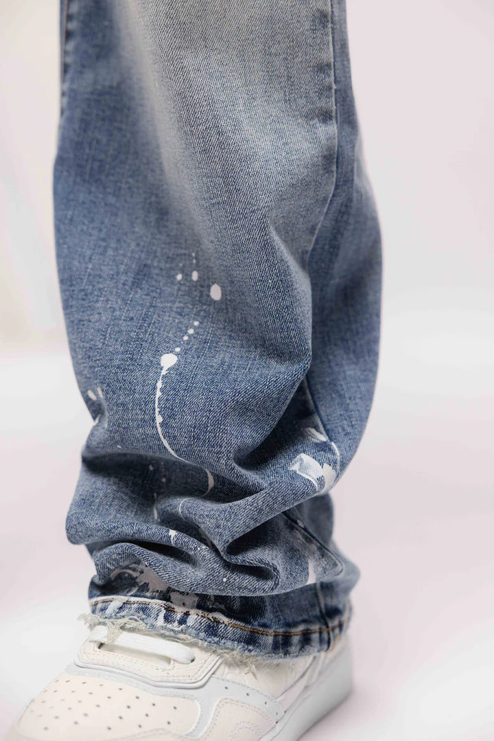 RIVERO - CANVAS WASHED DENIM JEANS