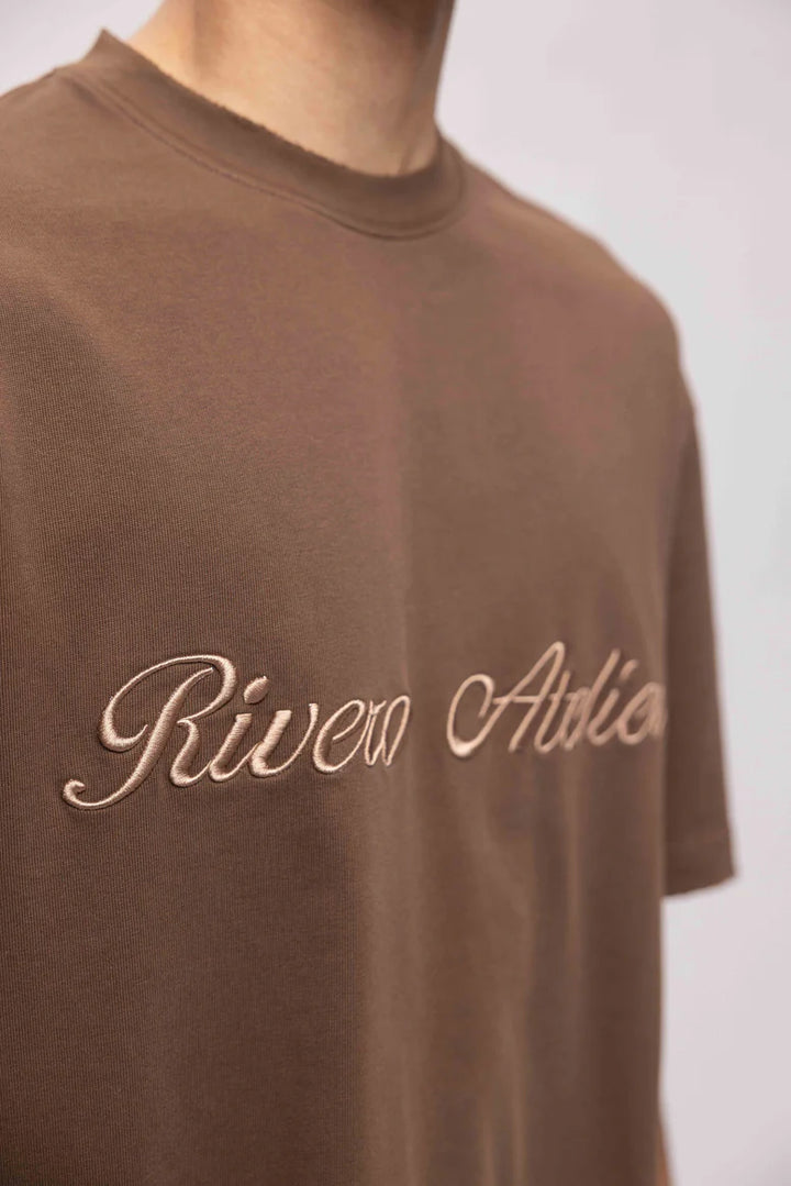 RIVERO - ATELIER RETRO T-SHIRT BROWN