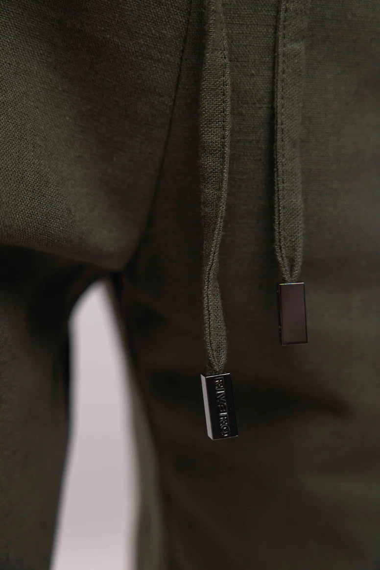 RIVERO - RETRO LINEN SHORTS