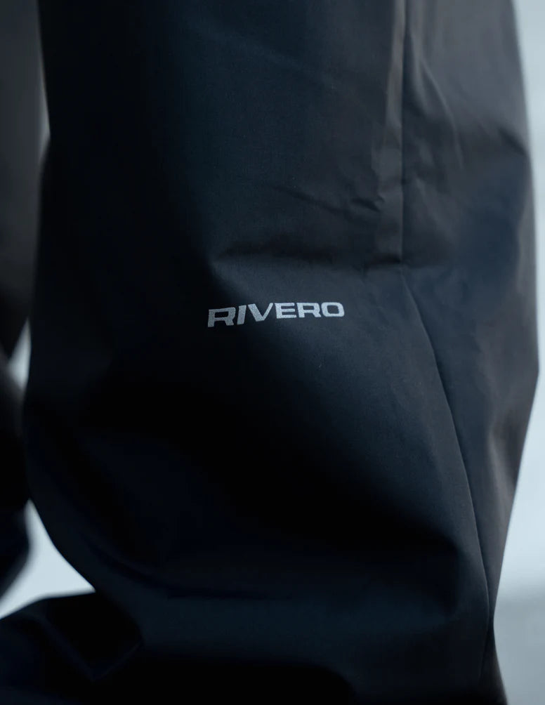 RIVERO- PHANTOM NYLON TRACKPANTS BLACK