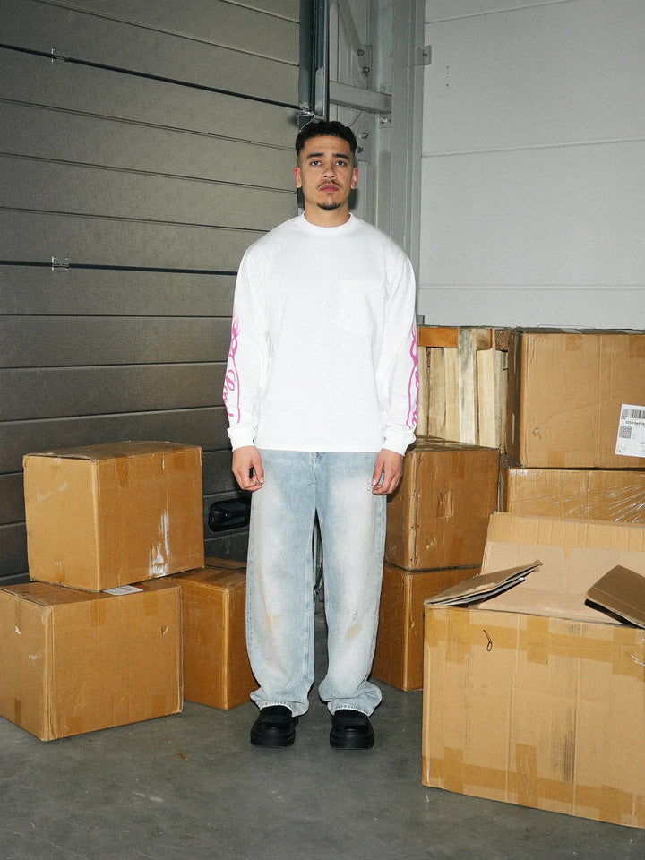 LORD CULTURE - LONGSLEEVE TEE - WHITE