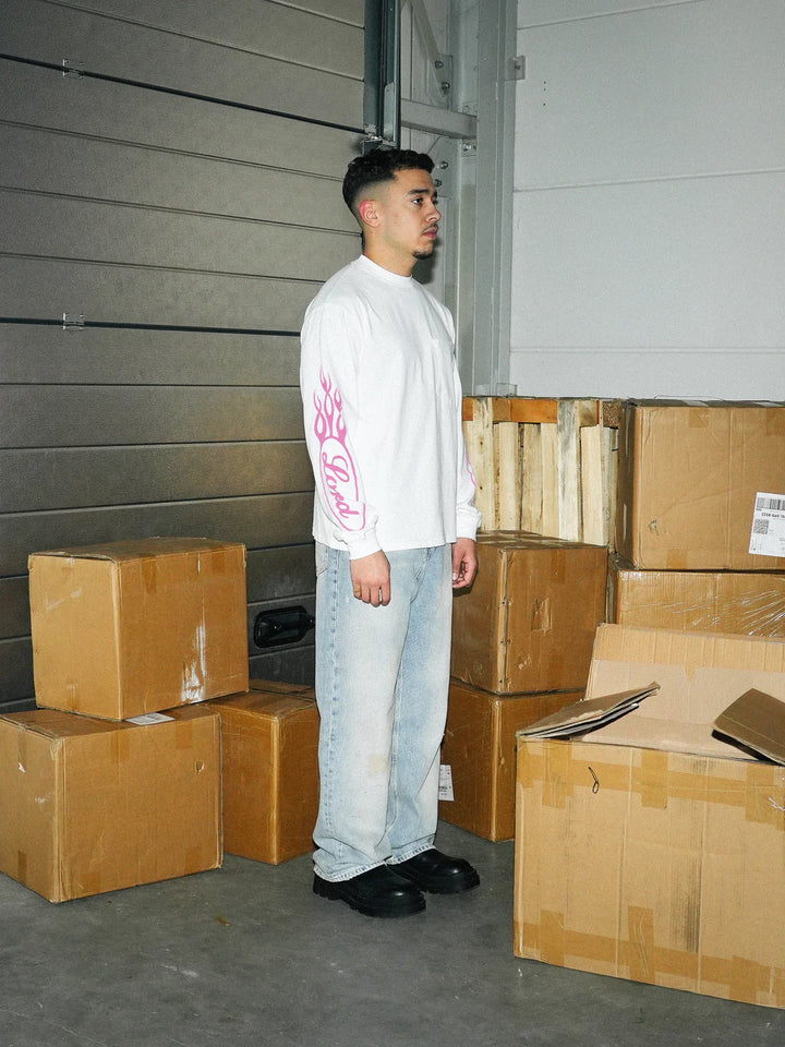LORD CULTURE - LONGSLEEVE TEE - WHITE