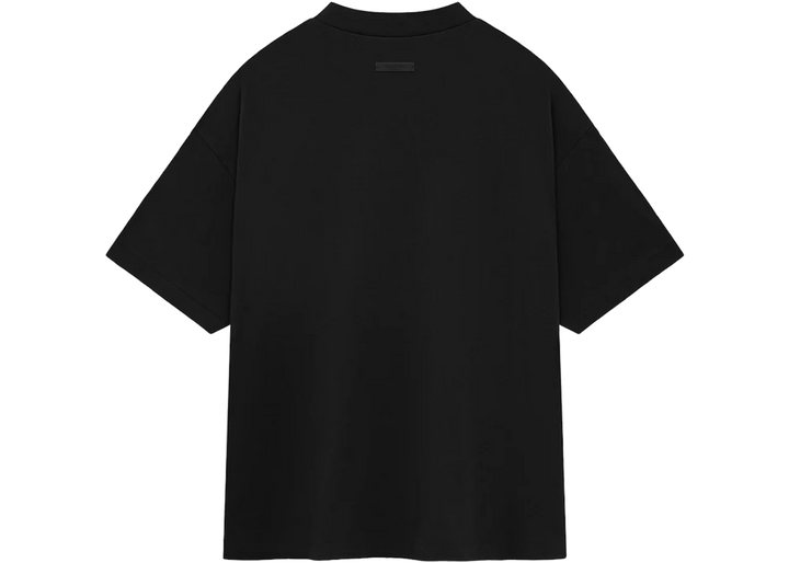 FEAR OF GOD ESSENTIALS - FW24 JERSEY CREWNWECK T-SHIRT - BLACK/YELLOW