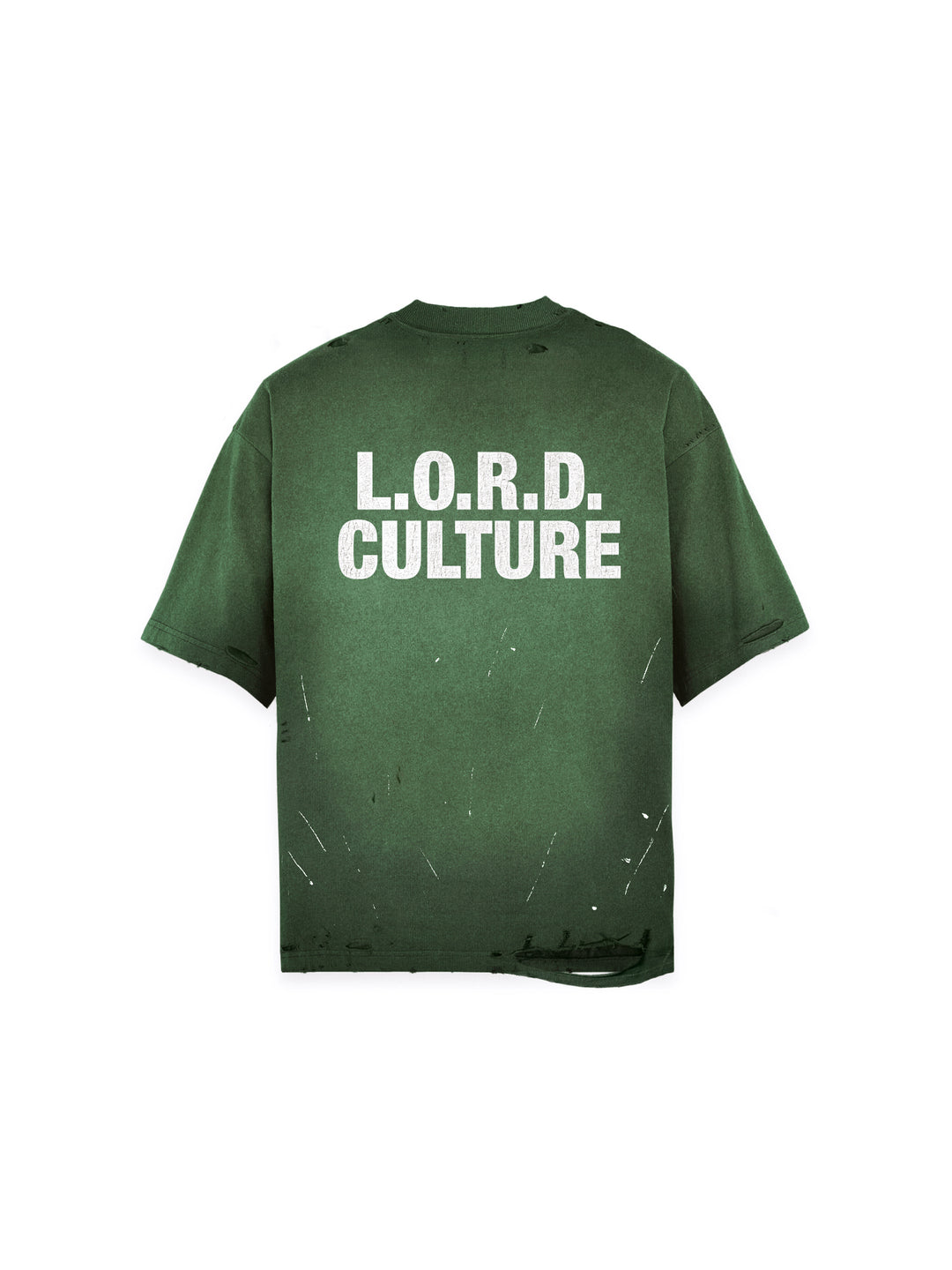 LORD CULTURE - DESTROYED NSFW TEE - GREEN