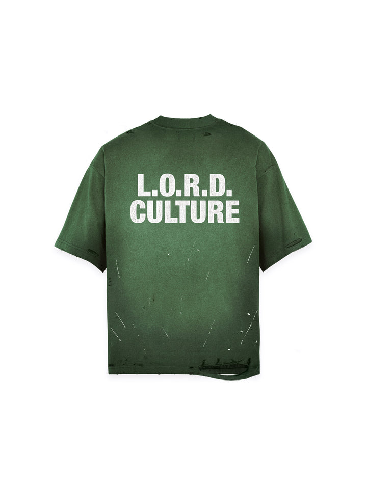 LORD CULTURE - DESTROYED NSFW TEE - GREEN