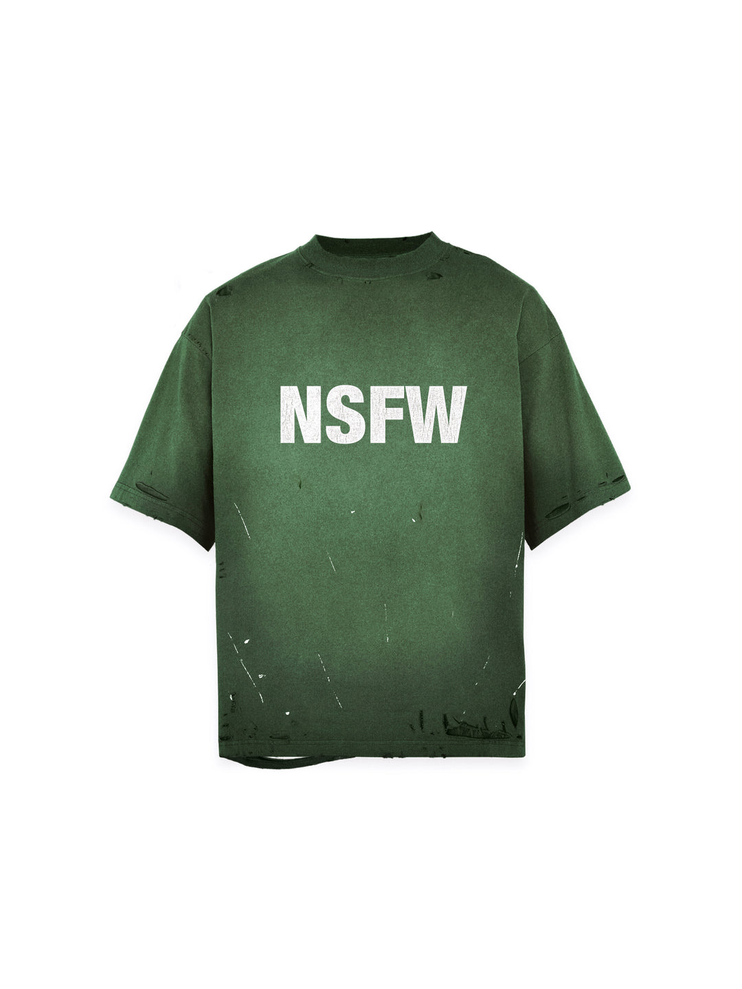 LORD CULTURE - DESTROYED NSFW TEE - GREEN