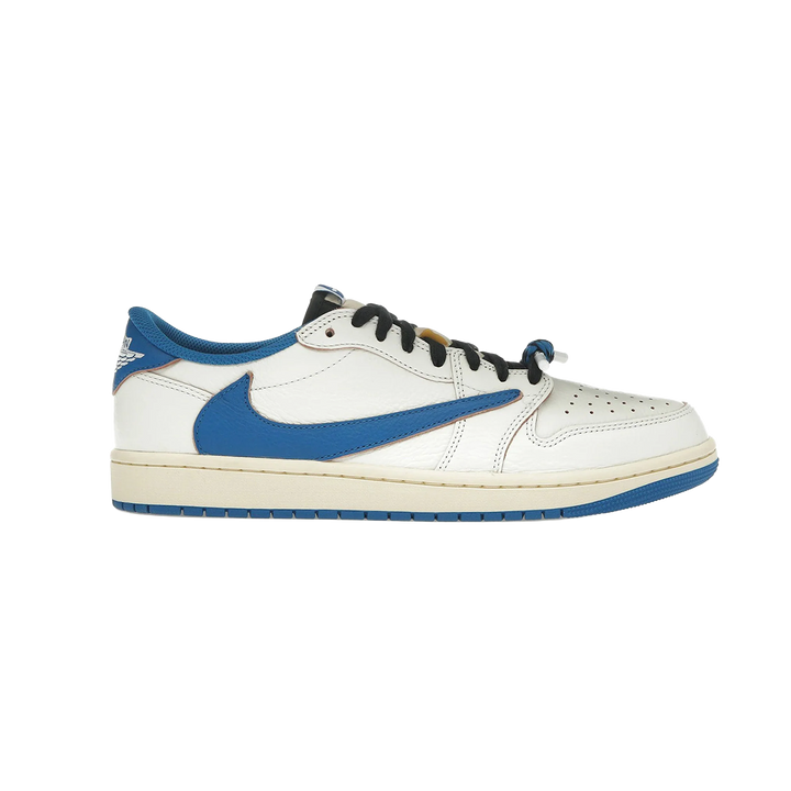 JORDAN 1 RETRO OG SP LOW FRAGMENT X TRAVIS SCOTT SAIL/MILITARY BLUE