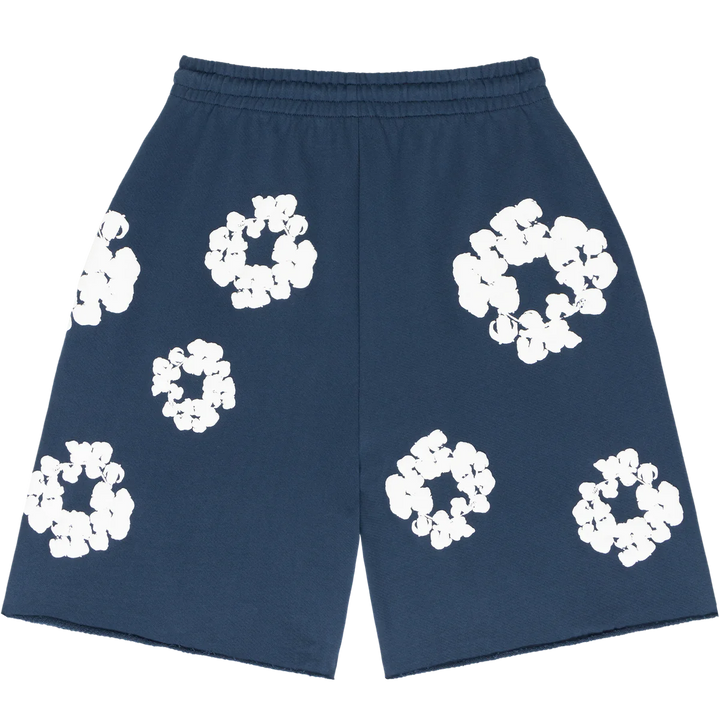 DENIM TEARS - THE COTTON WREATH SHORT NAVY