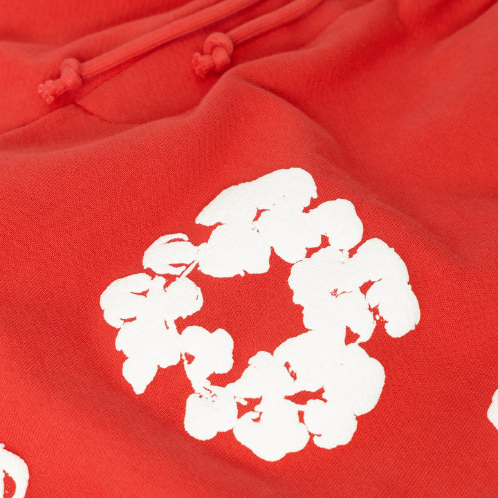 DENIM TEARS - THE COTTON WREATH SHORT RED
