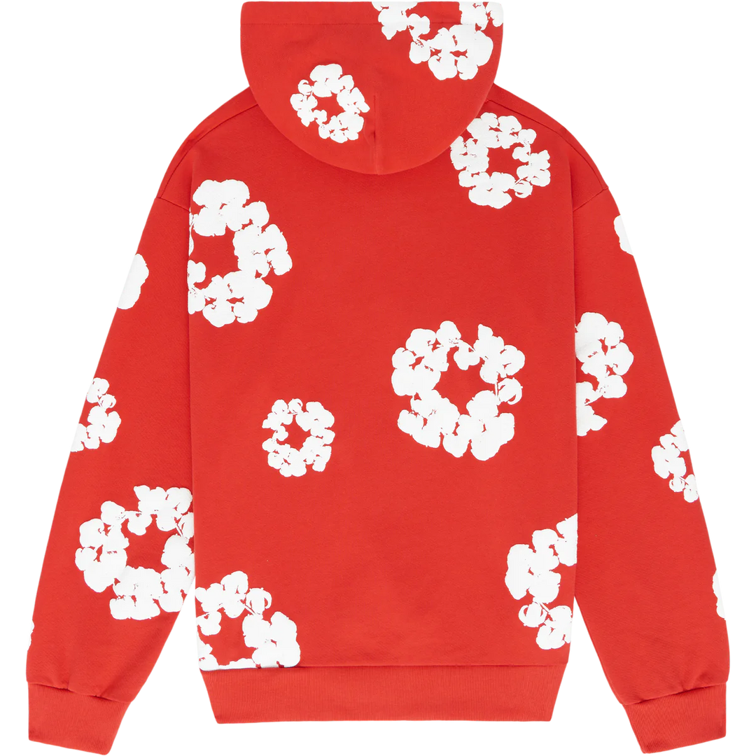 DENIM TEARS - THE COTTON WREATH HOODIE RED
