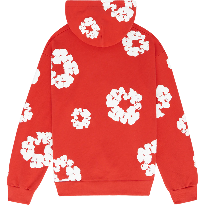 DENIM TEARS - THE COTTON WREATH HOODIE RED