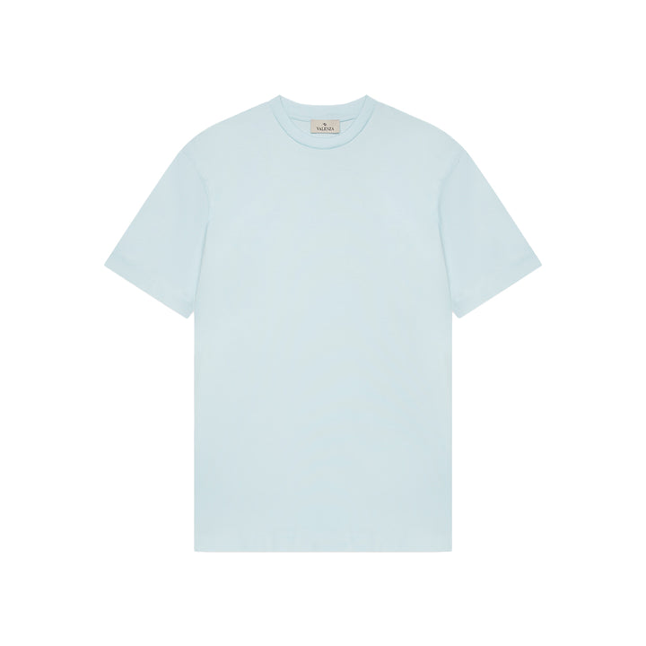 VALENZA - INTERLOCK SUPIMA T-SHIRT AQUA