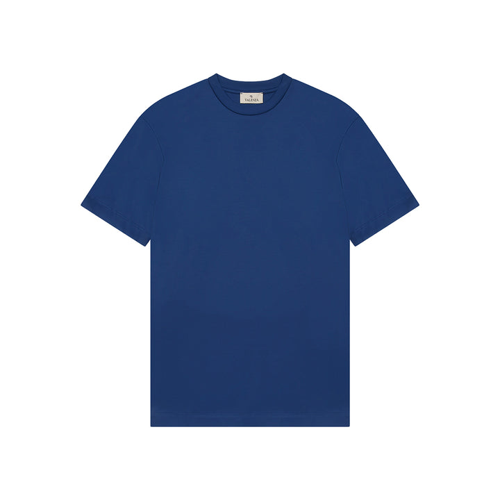 VALENZA - INTERLOCK SUPIMA T-SHIRT COBALT