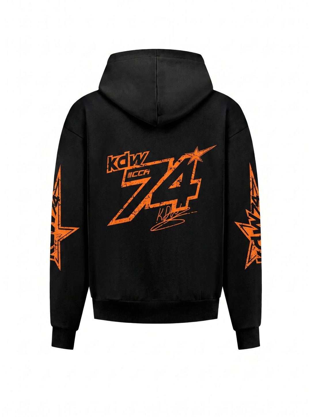 CONCEPT R X KDW - LIMITED EDITION HOODIE BLACK/ORANGE