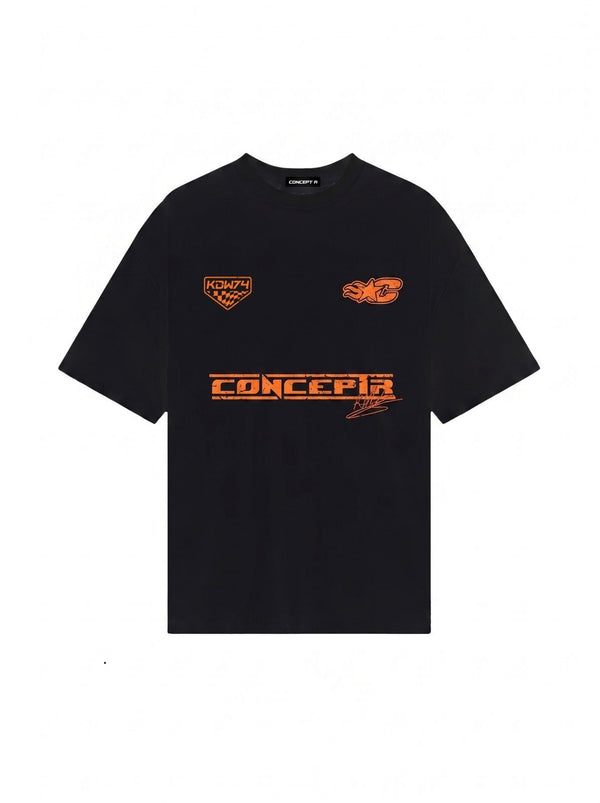 CONCEPT R X KDW - LIMITED EDITION T-SHIRT BLACK/ORANGE