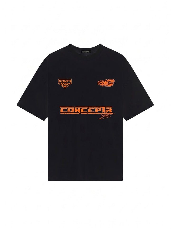 CONCEPT R X KDW - LIMITED EDITION T-SHIRT BLACK/ORANGE