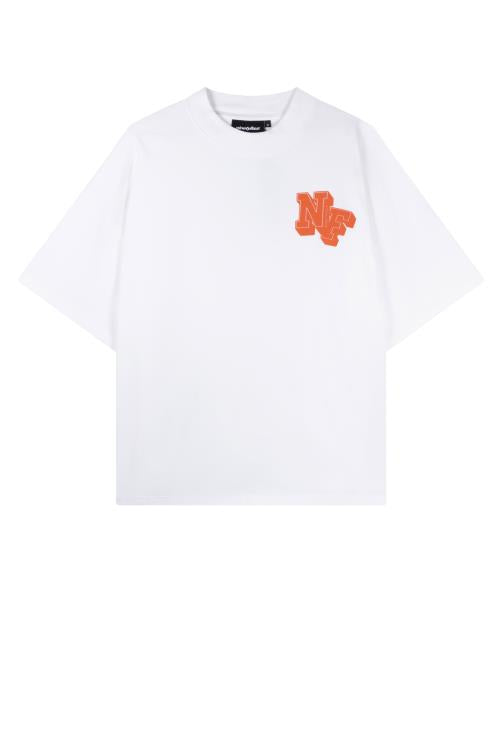 NINETYFOUR - CORAL T-SHIRT WHITE (BOXY FIT)